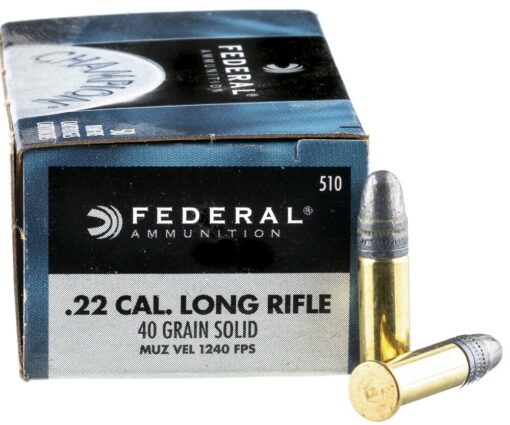 5000 Rounds of .22 LR Ammo by Federal – 40gr LRN